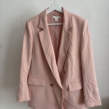 Blazer rosa chiaro