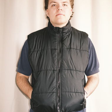 Veste matelassée noire de STAT, taille M