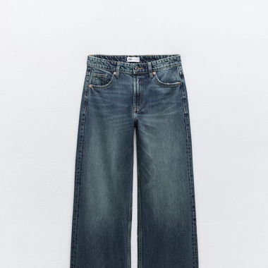 Jean TRF décontracté à taille mi-haute