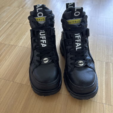 Black Buffalo Platform Sneakers