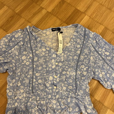 TALLY WEiJL Bluse mit Blumenmuster Blau L