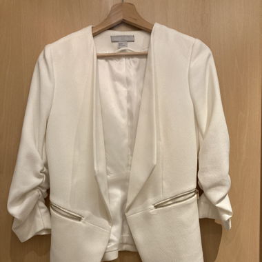 Weisser Blazer