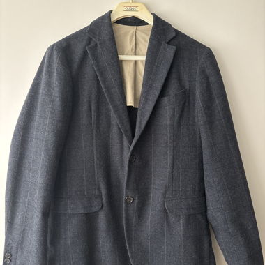 Blazer bleu à rayures