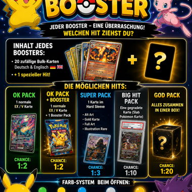 Booster Mystère Pokémon