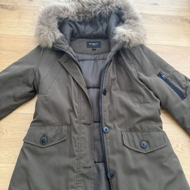 Winterjacke mit Echtpelzbesatz