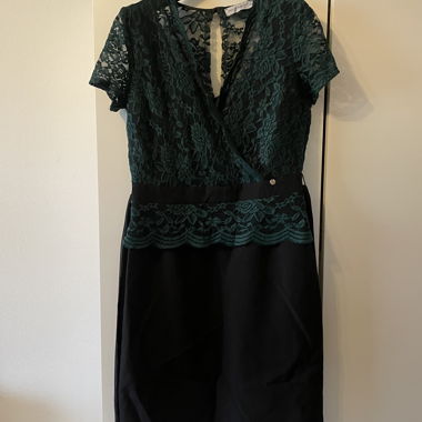 Robe verte & noire