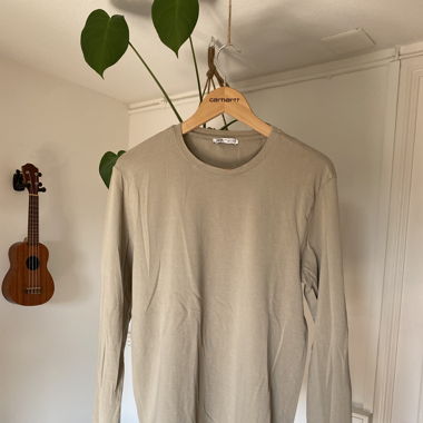 ZARA Langarmshirt beige