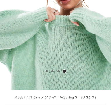 Oversize-Pullover Salbeigrün