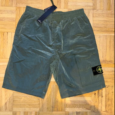 Stone Island Khaki Shorts
