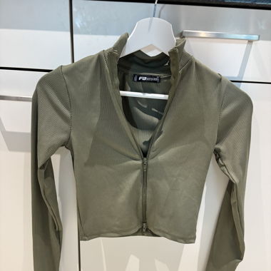Olive grünes Top