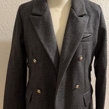Blazer croisé double boutonnage pour femme