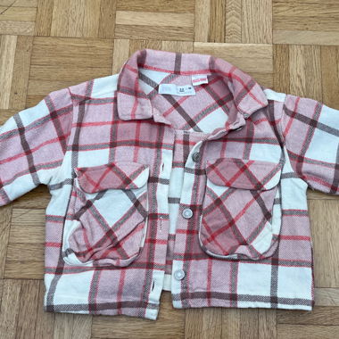 Mädchen Karo-Hemdjacke Frühling bis Herbst Gr. 98