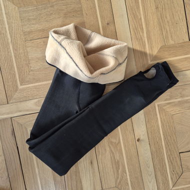 Fleece-lined leggings, stockings