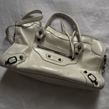Fake Balenciaga duffel bag.