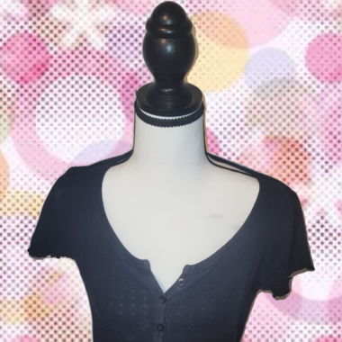 Schwarzer FBS Crop-Cardigan