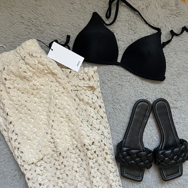 Pantalon en maille pour la plage