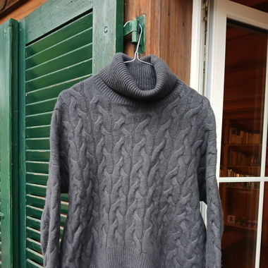MASSIMO DUTTI oldblue Rollneck Sweater
