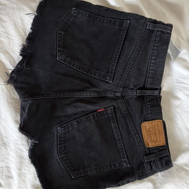 Short in denim nero Levi's
