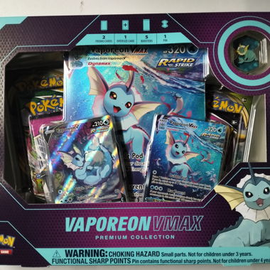 Box collezione Pokémon Vaporeon VMAX