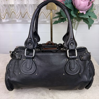 100% Original Chloé Paddington Sac Noir