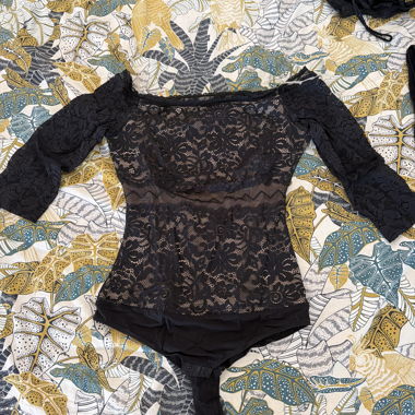 Body in pizzo nero intimissimi