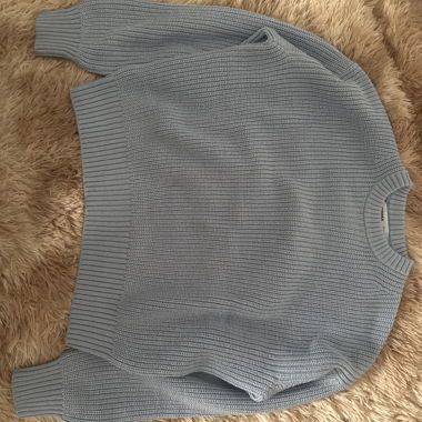 Blue Knit Sweater