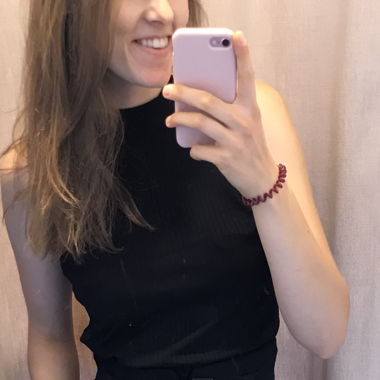New black Mango pants