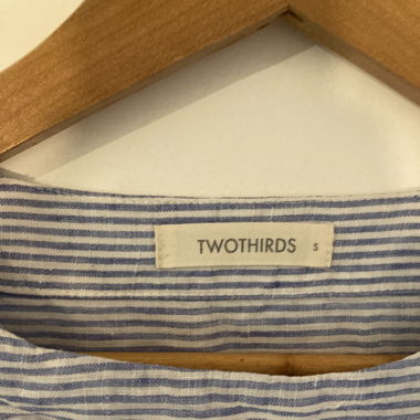 Gestreiftes Leinen Shirt 