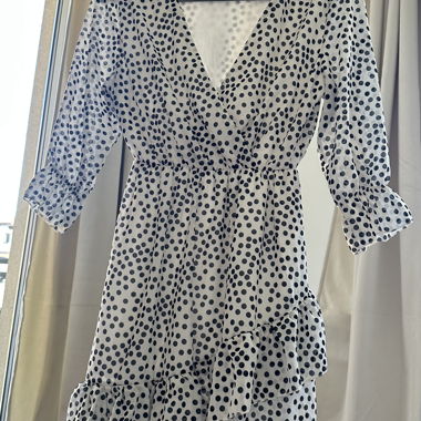 Punkte Wickelkleid