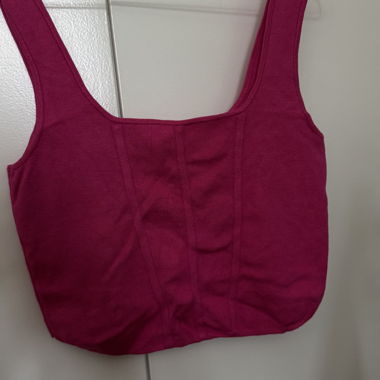 Rosa ärmelloses Top