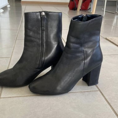 Bottines en cuir