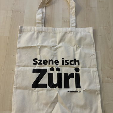 SwissMeme Zueri Stofftasche