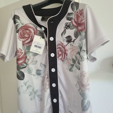 SikSilk Rose Baseball Shirt