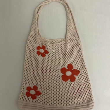 Borsa lavorata a maglia