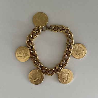 Vintage Münzen Armband