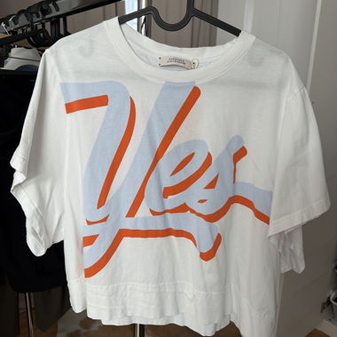 T-shirt blanc graphique
