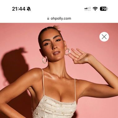 Ohpolly weisses Midikleid