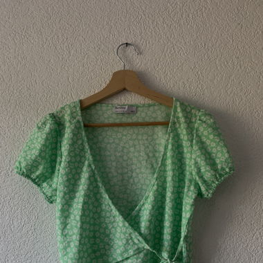 Top motif fleurs