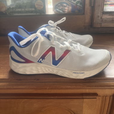 New Balance Fresh Foam white sneakers