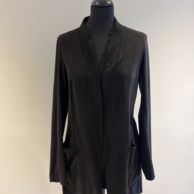 Suede-look blazer, size M