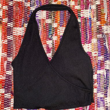 Schwarzes Top