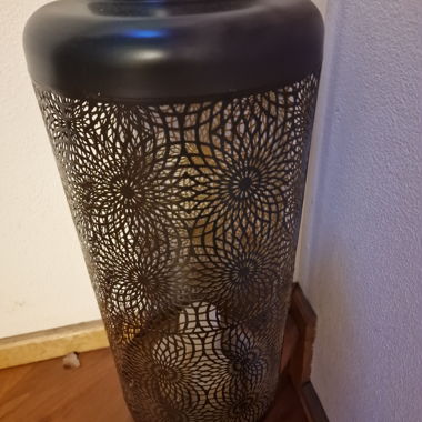 Schwarze Dekolampe