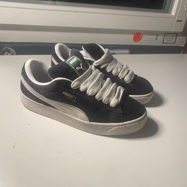 Puma Suede Xl schwarz weiss Chunky Schuhe 