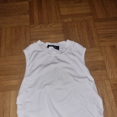 Weisses Crop Top