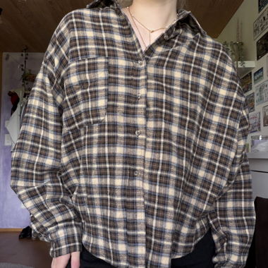 Karierte Flanellbluse