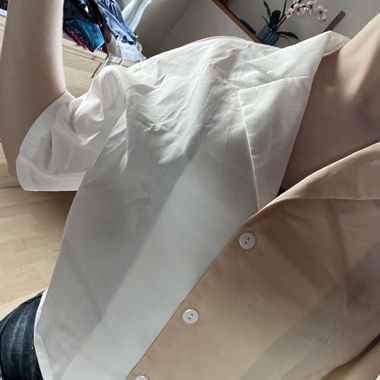 Chemise bicolore mi longue 