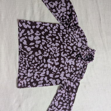 Hemd in Pflaume und Mauve