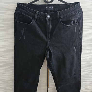 Jeans slim-fit neri taglia 36