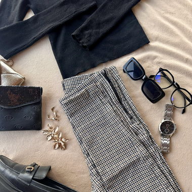 Pantalon slim Élégant 