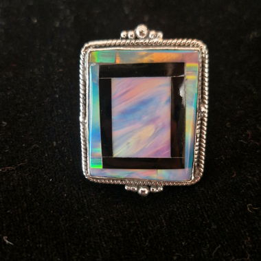 Anello regolabile in argento 925